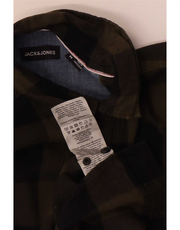 Jack & Jones Herre Flanelskjorte Medium Khaki Gingham Cotton