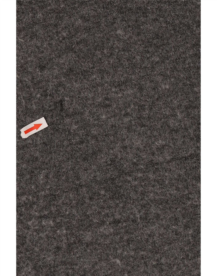 Zara Dame Sleeveless Jumper Dress UK 14 Large Grå Polyester
