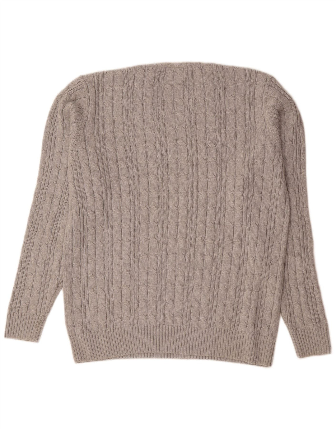 Marks & Spencer Herre Regular Fit Jumper Sweater med rund hals Stor grå bomuld