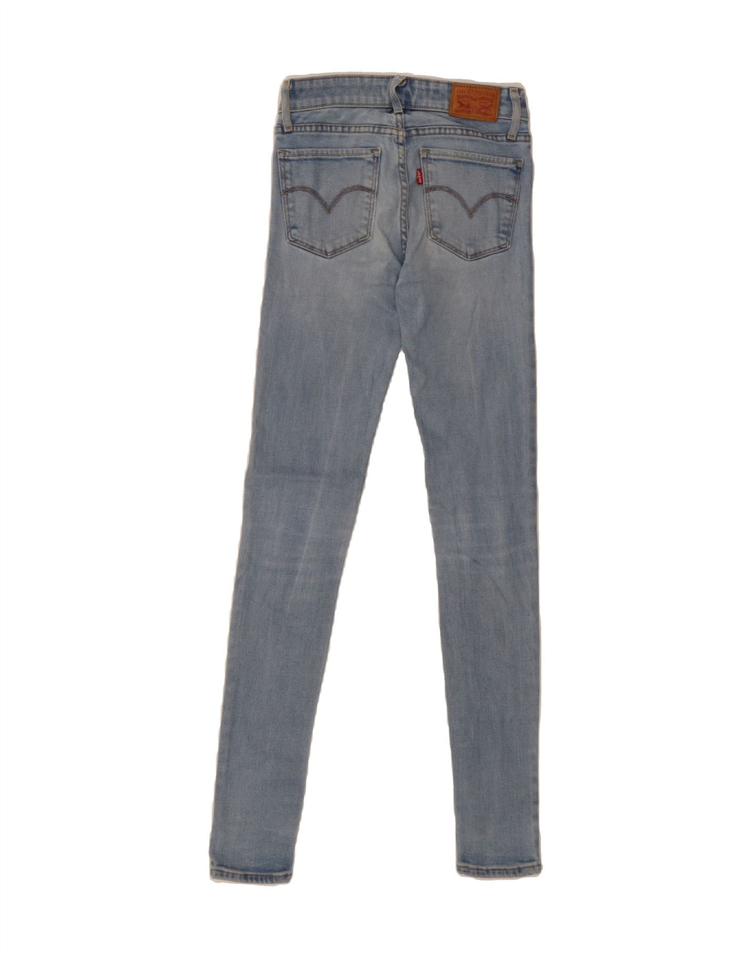 LEVI'S Womens 711 Skinny Jeans W23 L32 Blue Vintage Levi's and Second-Hand Levi's from Messina Hembry 