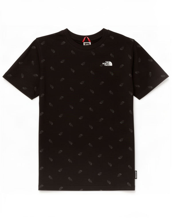 The North Face Boys Grafisk T-Shirt Top 14-15 år XL Sort Bomuld