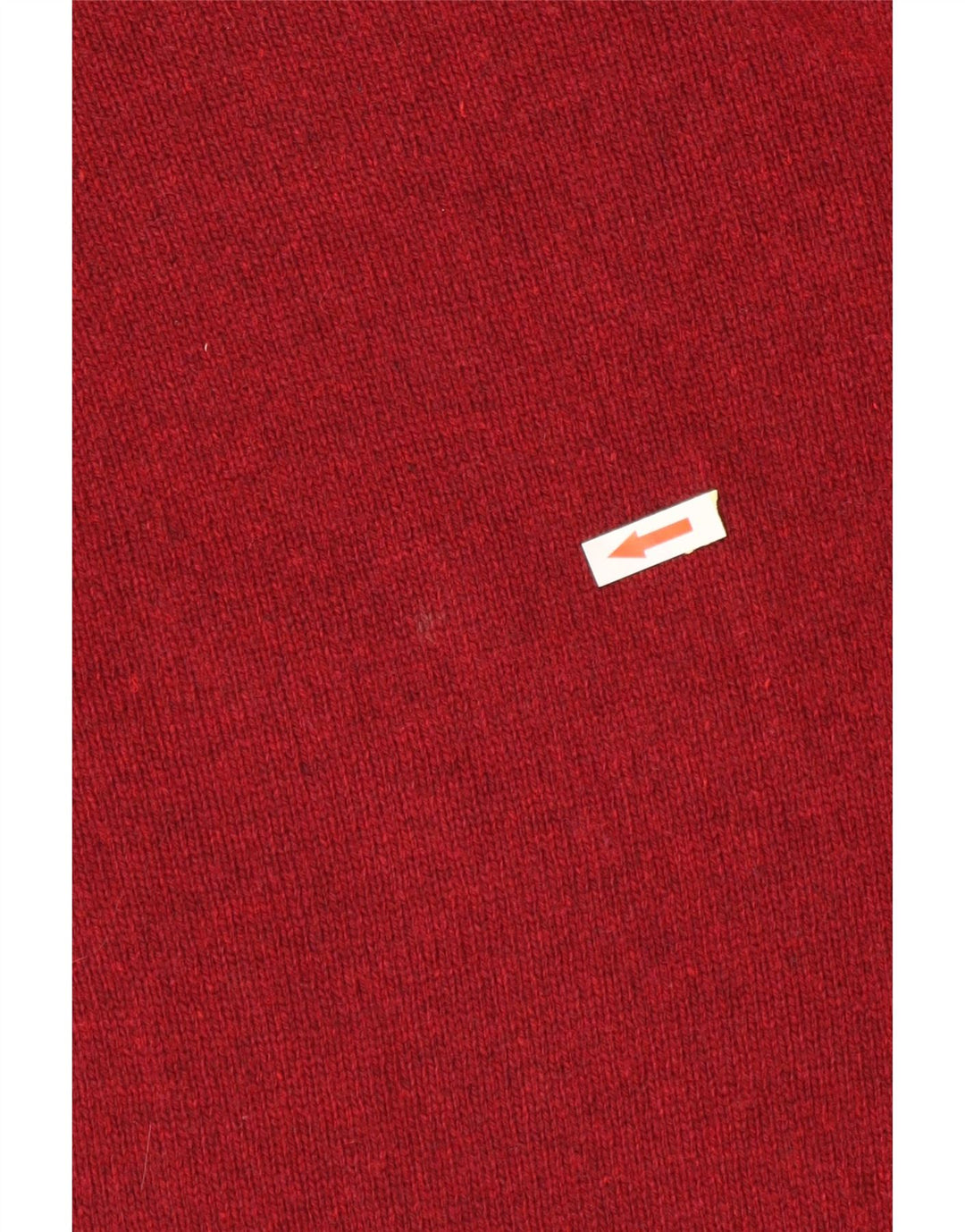 Murphy & Nye Herre Zip Neck Jumper Sweater Medium Burgundy Wool