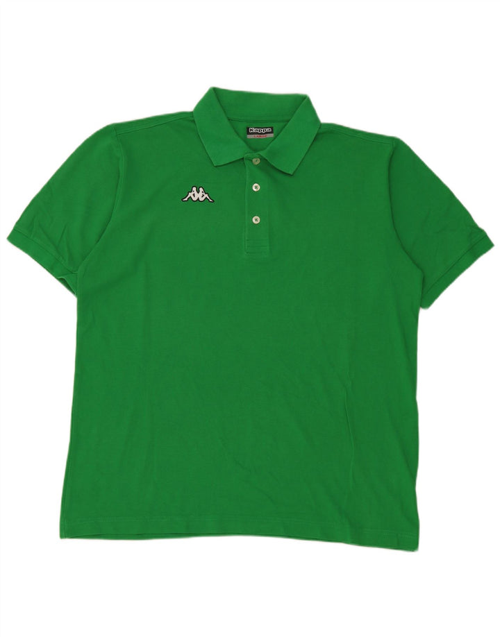 Kappa Polo Shirt til mænd, stor grøn