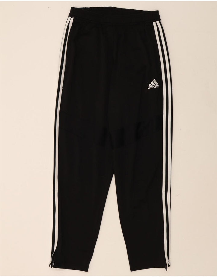 ADIDAS Mens Tracksuit Trousers UK 12 Medium  Black Polyester Vintage Adidas and Second-Hand Adidas from Messina Hembry 