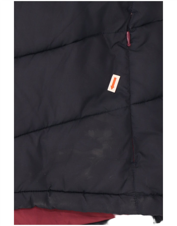 Mountain Warehouse Womens Polstret Gilet UK 12 Medium Navy Blue Polyester