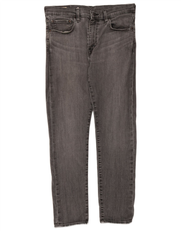 Levi's Herre 512 Slim Tapered Jeans W32 L30 Grå Bomuld