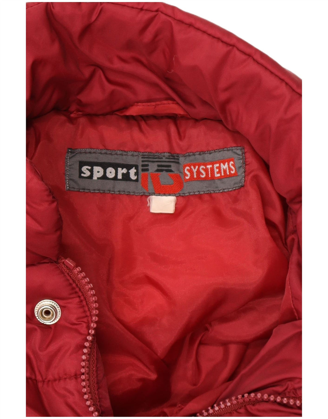Vintage polstret herrejakke UK 42 XL Rød
