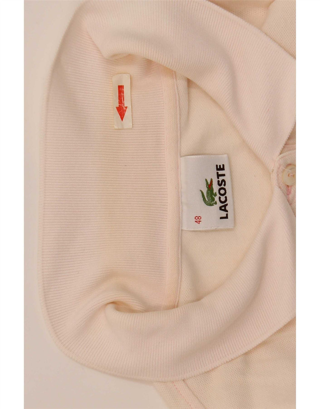 Lacoste Dame Polo Shirt Størrelse 48 XL Pink Bomuld