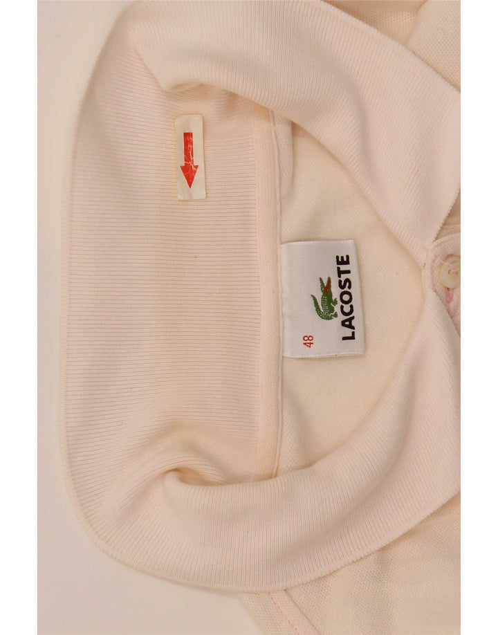 Lacoste Dame Polo Shirt Størrelse 48 XL Pink Bomuld