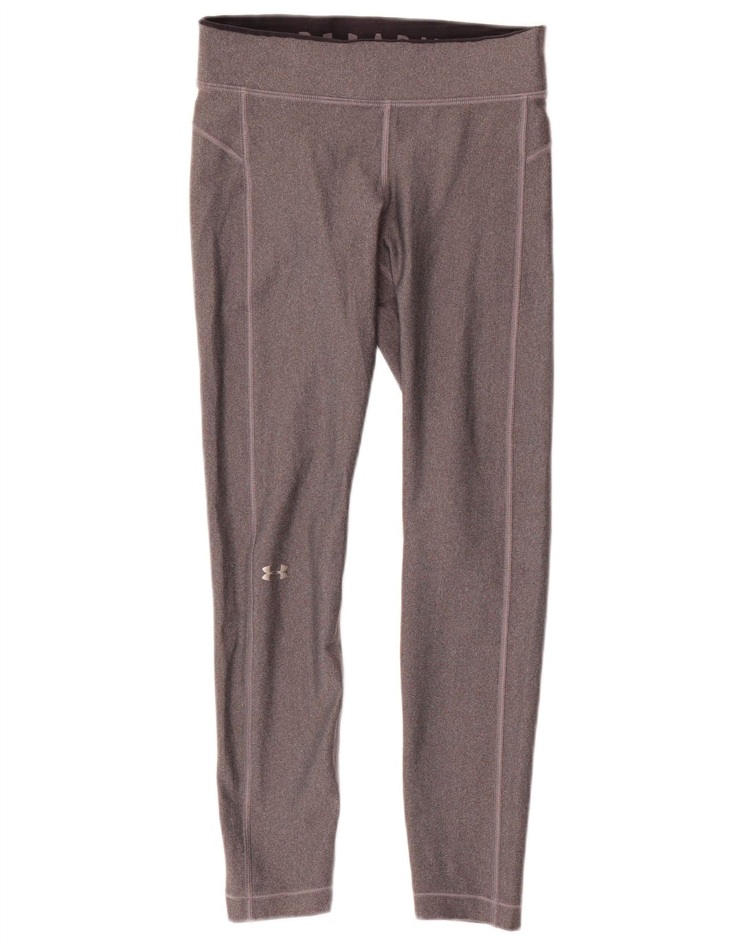 Under Armour Womens Heat Gear Leggings UK 10 Small Grå Polyester