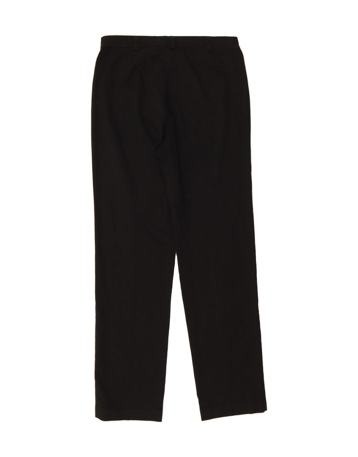 J. CREW Womens Straight Chino Trousers US 6 Medium W28 L30 Black Rayon Vintage J. Crew and Second-Hand J. Crew from Messina Hembry 