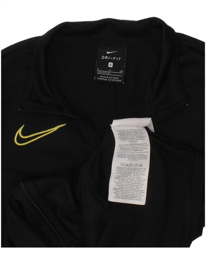 Nike drenge grafisk træningsdragt top 8-9 år lille sort polyester