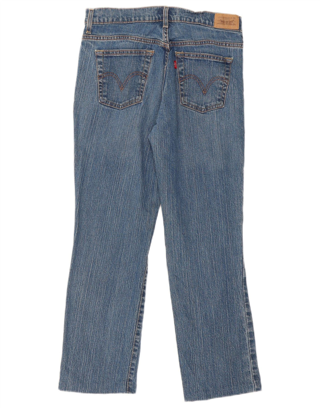 Levi's Dame 505 lige jeans US 8 Medium W32 L28 Blå Bomuld