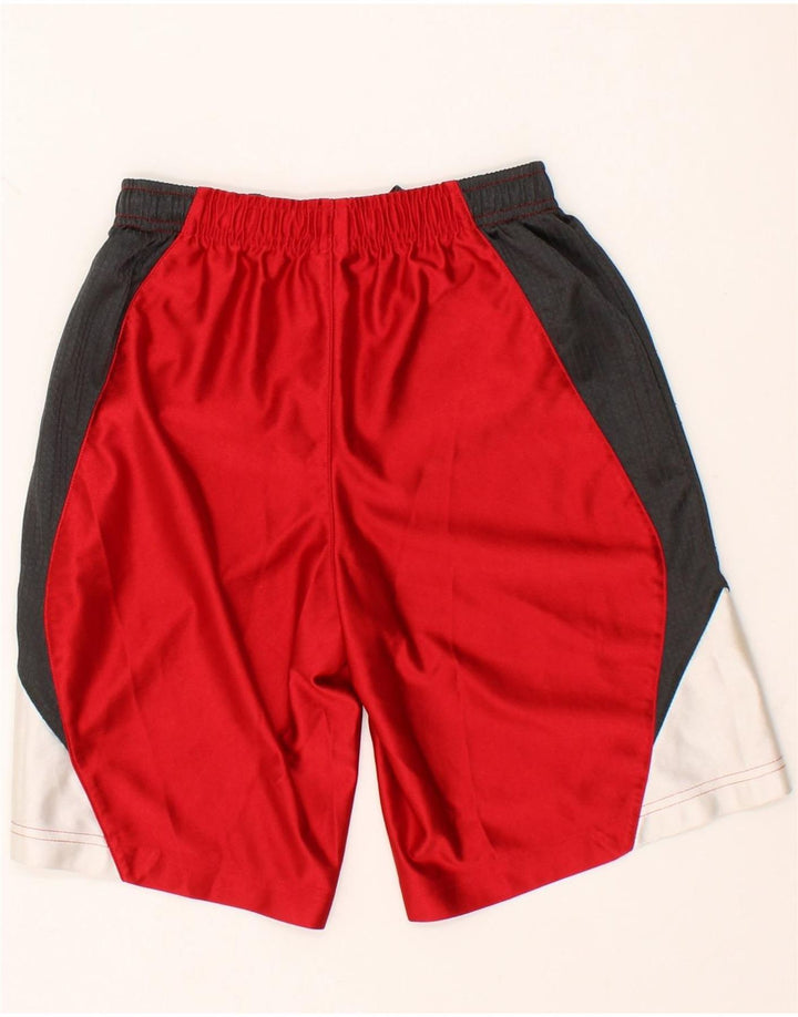 NIKE Boys Sport Shorts 7-8 Years Small Red Colourblock Polyester Vintage Nike and Second-Hand Nike from Messina Hembry 