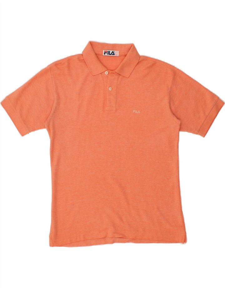 FILA Mens Polo Shirt IT 44 XS Orange Cotton Vintage Fila and Second-Hand Fila from Messina Hembry 