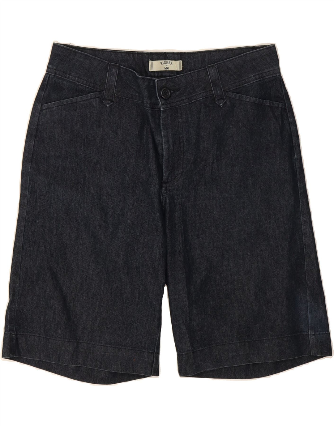 LEE Womens Riders Regular Fit Denim Shorts US 10 Large W34 Navy Blue Vintage Lee and Second-Hand Lee from Messina Hembry 