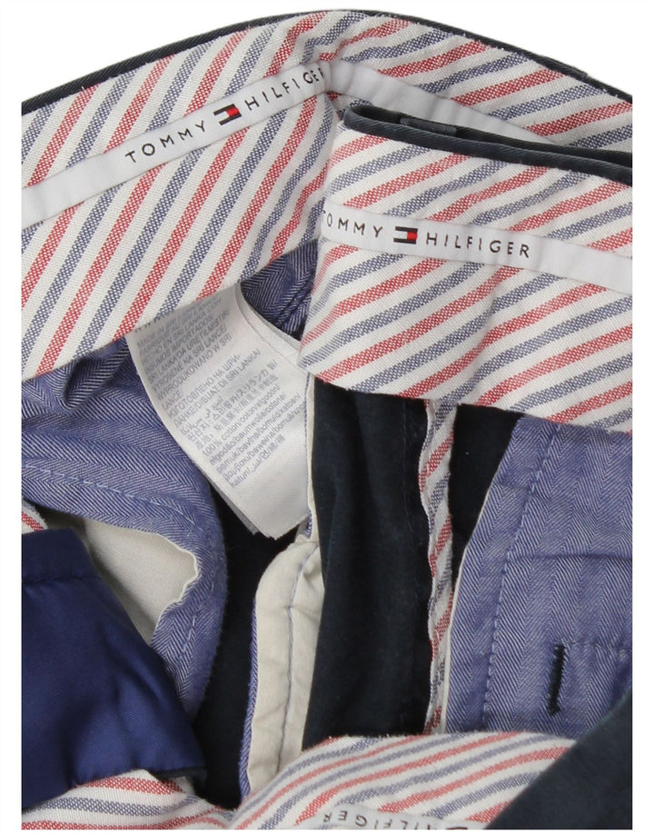 Tommy Hilfiger Herre Chino Shorts W32 Medium Navy Blue Bomuld