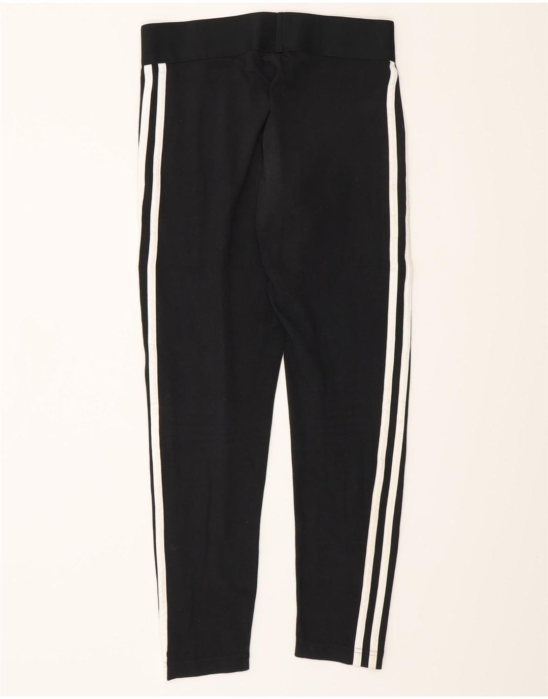 ADIDAS Dame Leggings UK 8/10 Small Black Bomuld