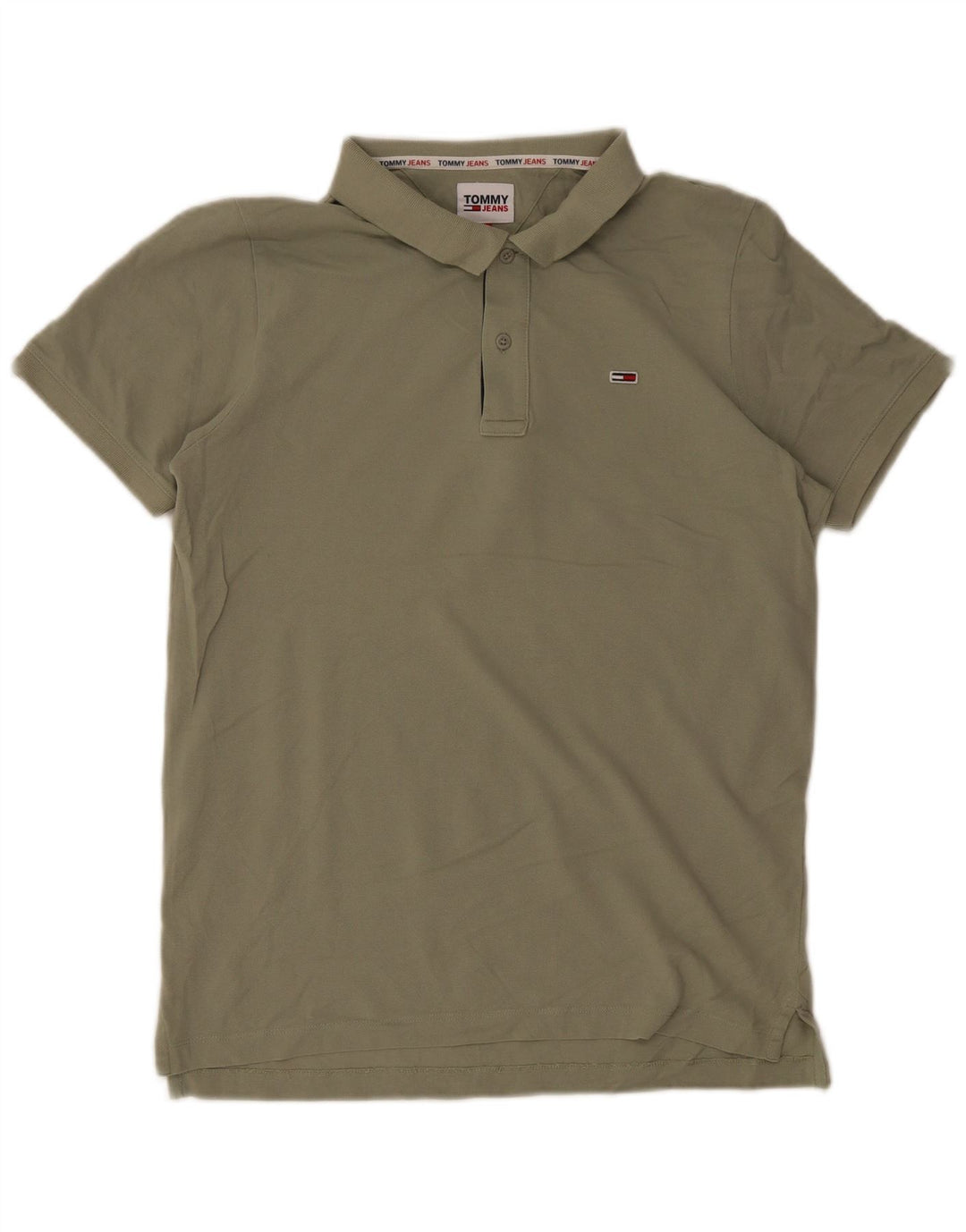 Tommy Hilfiger Herre Polo Shirt XL Grøn