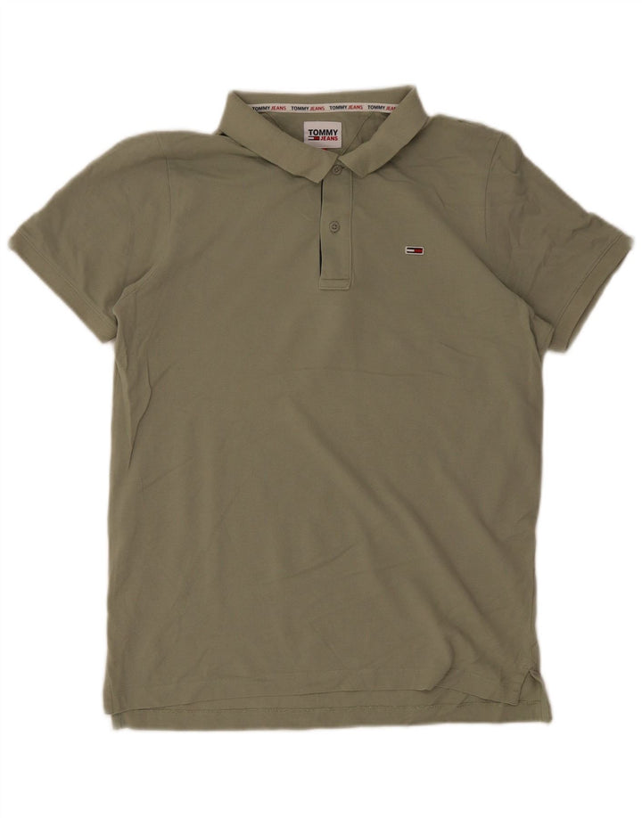 Tommy Hilfiger Herre Polo Shirt XL Grøn