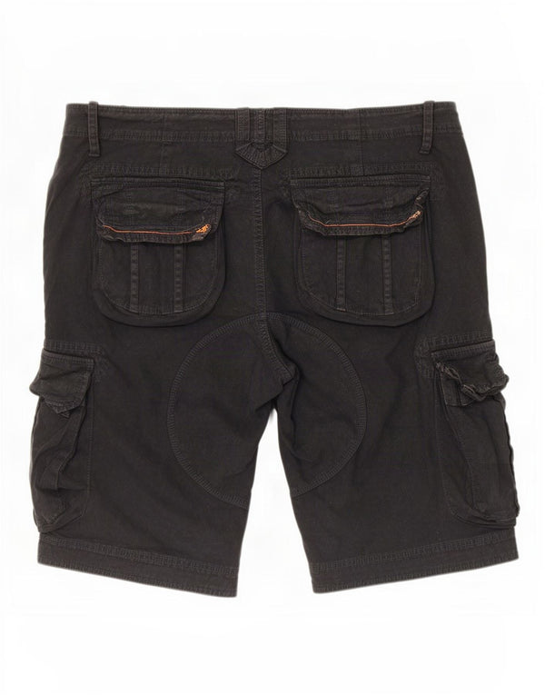 Superdry Cargo Shorts til mænd 2XL W38 sort bomuld