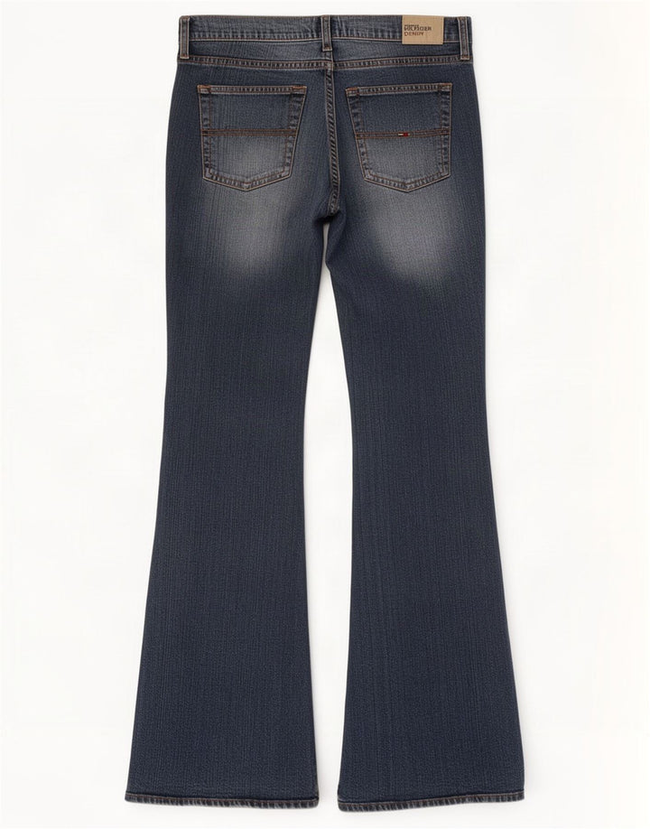 Tommy Hilfiger Dame Hipster Flared Jeans W32 L32 Blå Bomuld