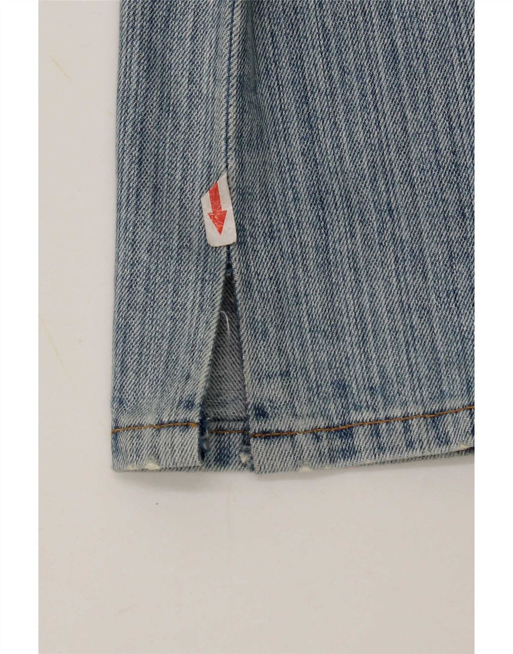 Levi's Dame 595 Straight Jeans W27 L32 Blå Bomuld