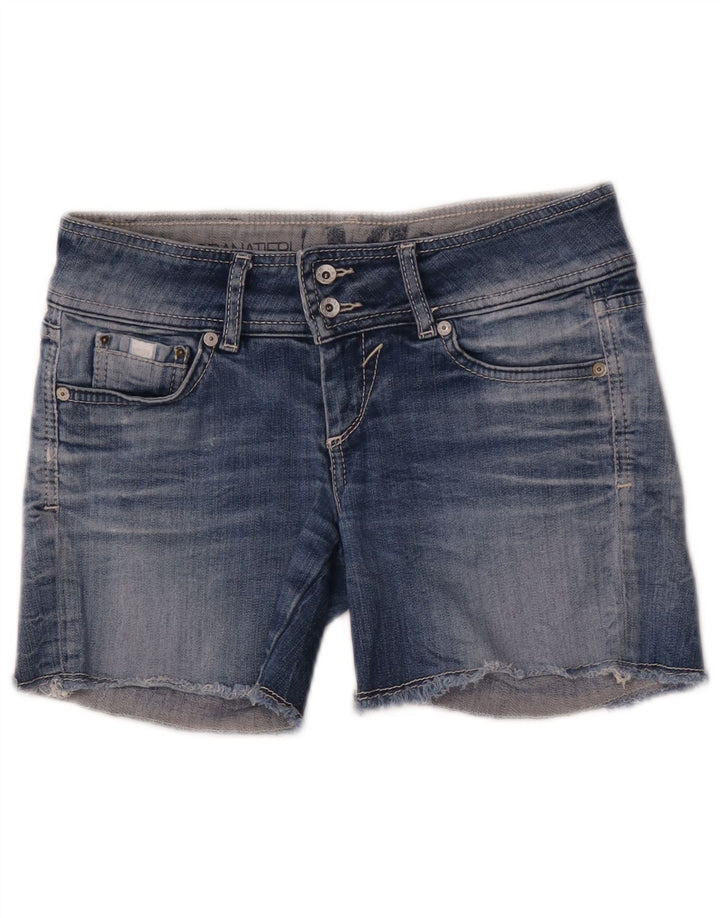 GUESS denimshorts til kvinder W26 Små blå bomuld
