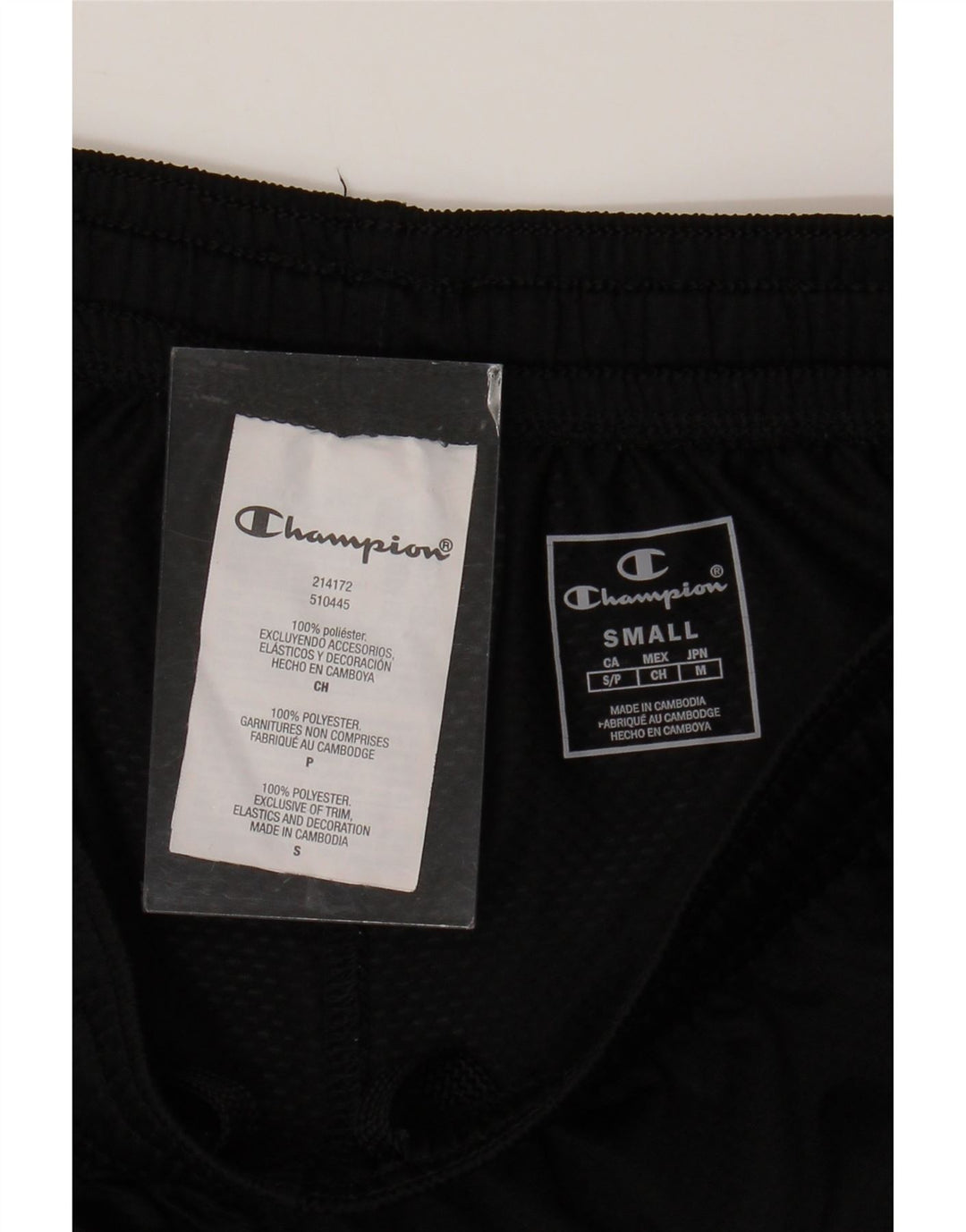 CHAMPION Sportsshorts til mænd Lille sort polyester