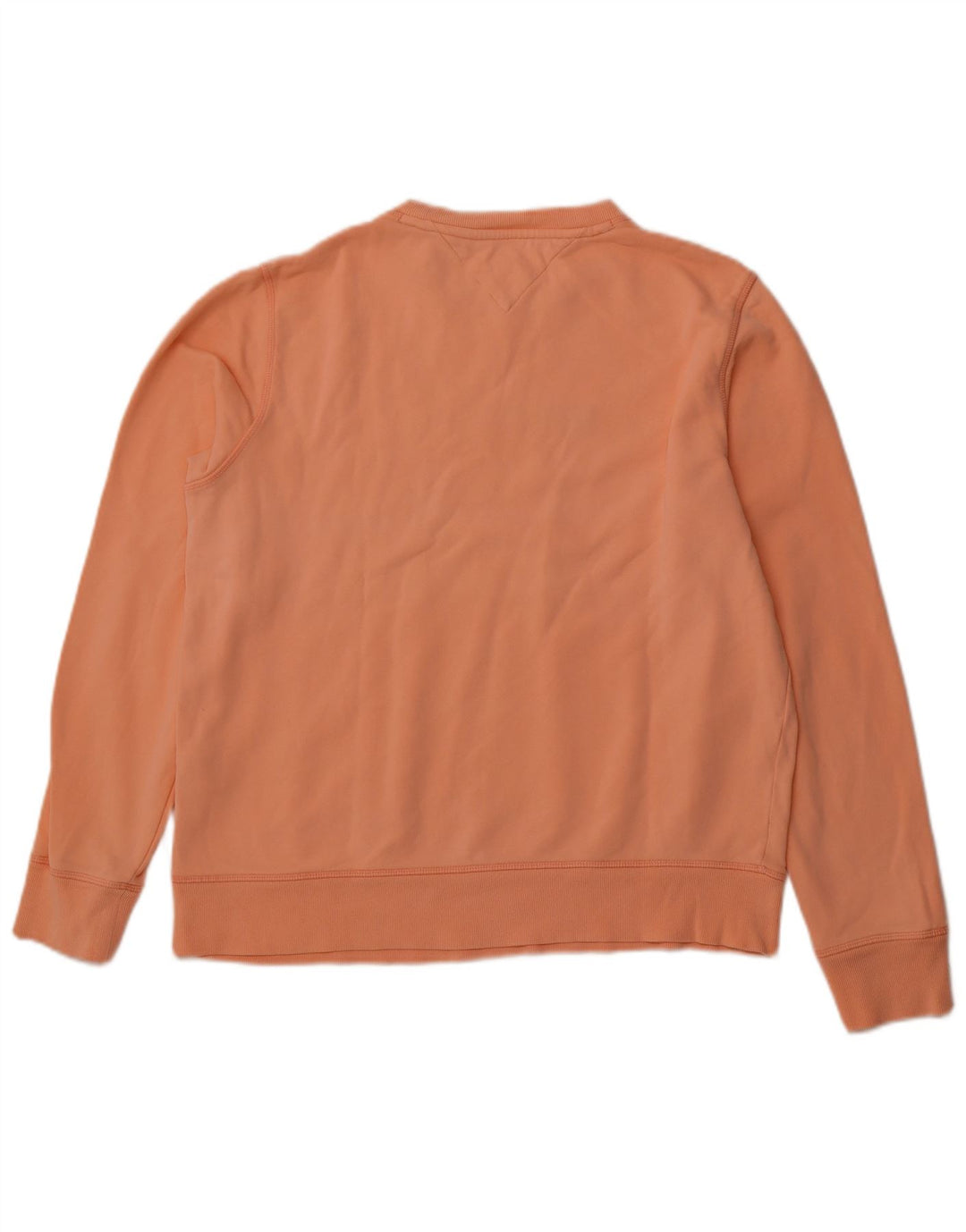 TOMMY HILFIGER Grafisk sweatshirttrøje til kvinder UK 16 Stor Pink Bomuld