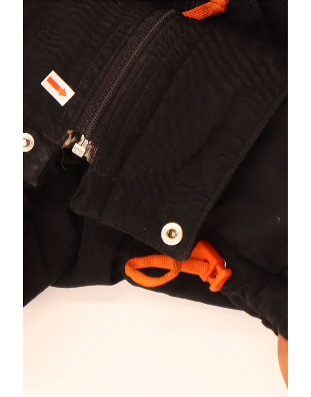 NAPAPIJRI Herre Hættevindjakke UK 38 Medium Sort Polyamid