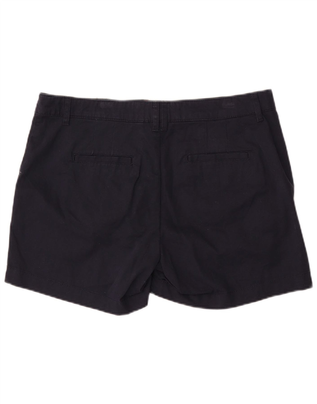 Fat Face Dame Chino Shorts UK 12 Medium W34 Navy Blue Bomuld