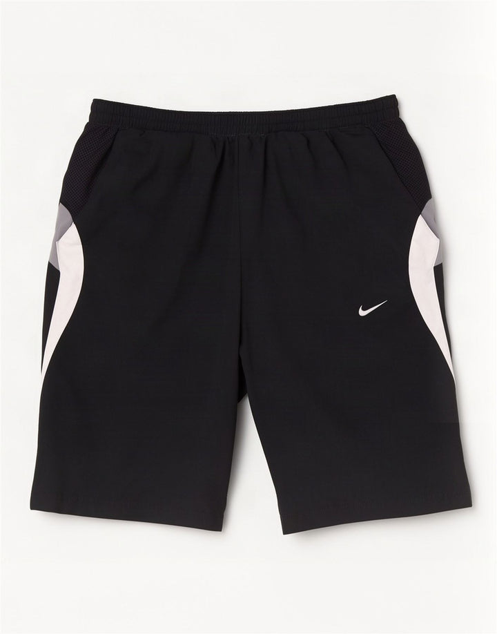 Nike Sportsshorts til mænd Small Black Colourblock Polyester