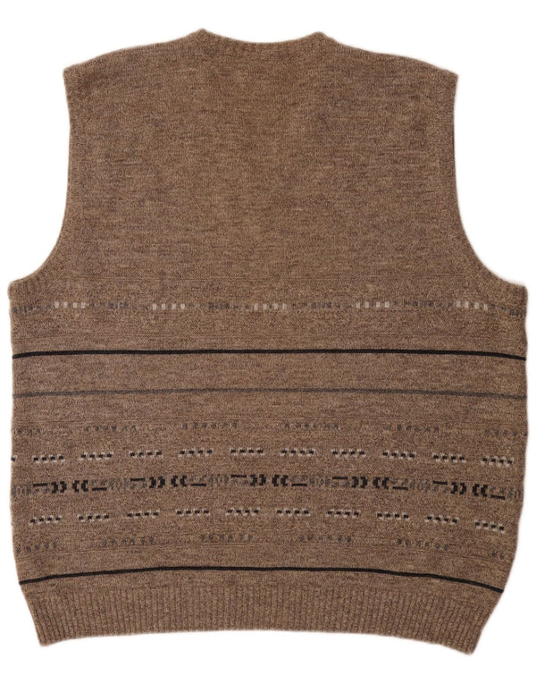 Canda Vest Tank Top 2XL Grå Stribet Akryl