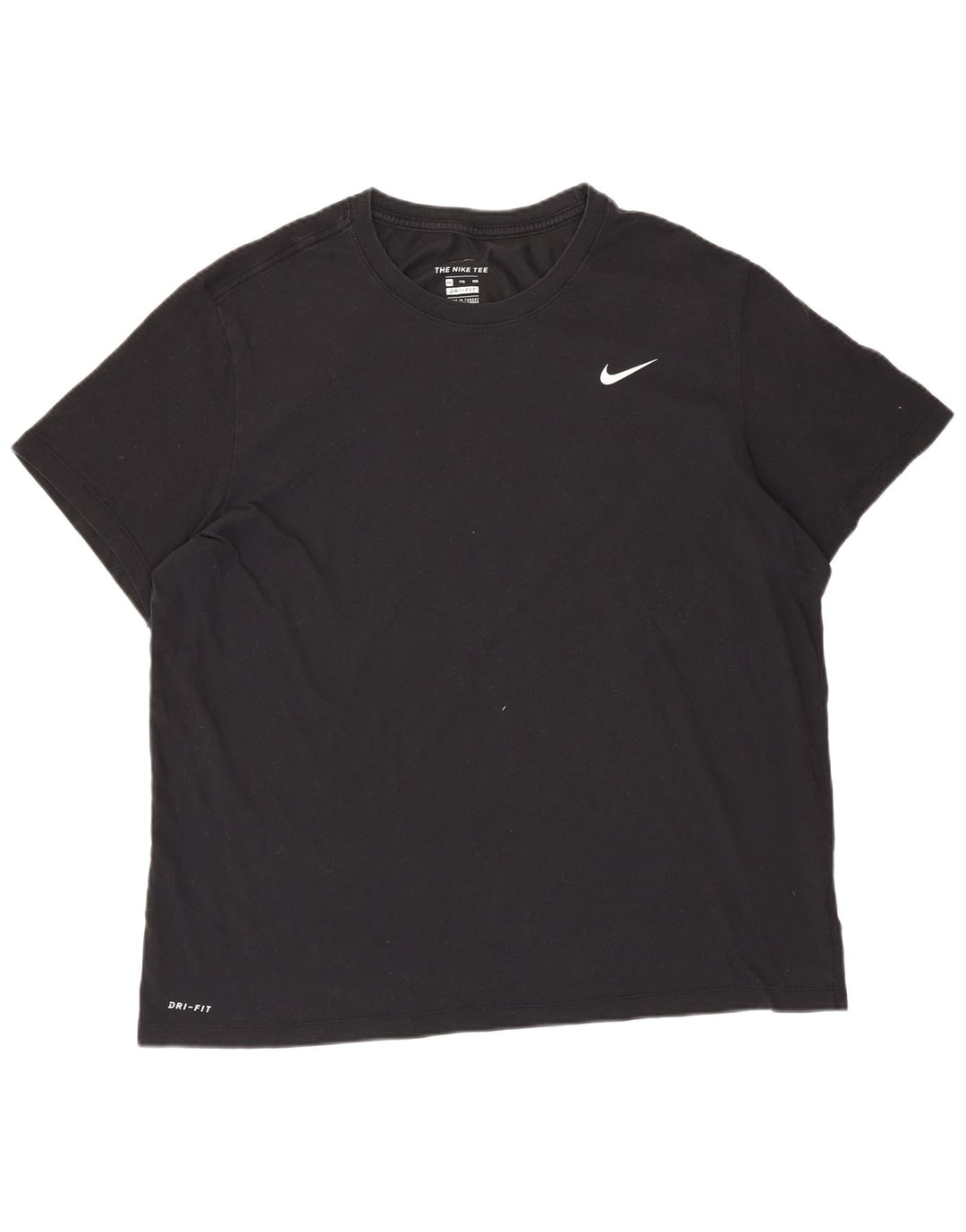 NIKE herre Dri Fit T-shirt top 2XL sort bomuld
