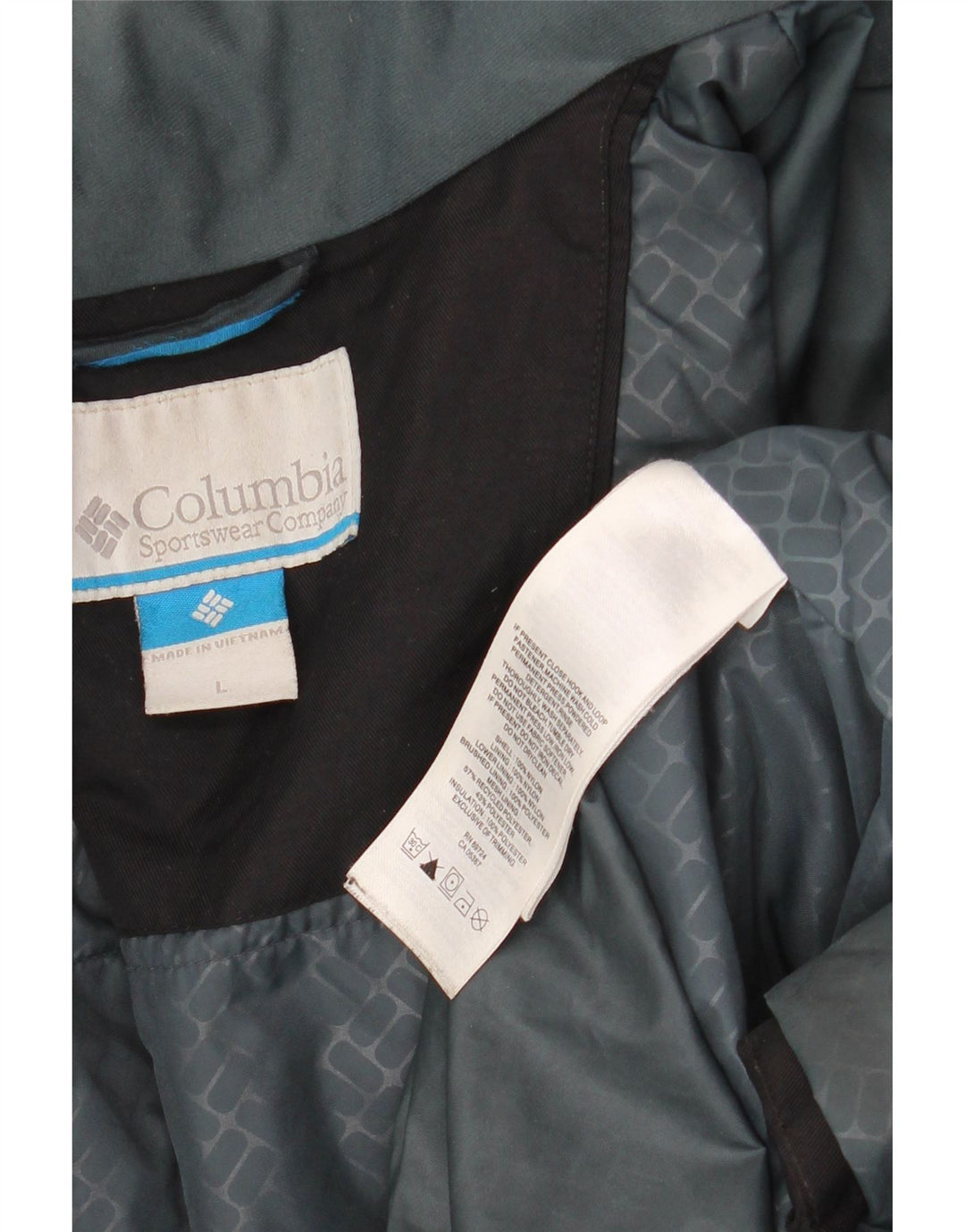 Columbia Herre Windbreaker Jacket UK 40 Large Black Nylon