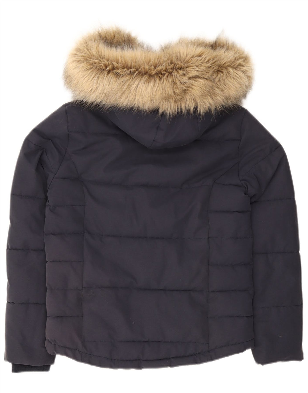 Jack Wills Dame Hættejakke UK 8 Small Navy Blue