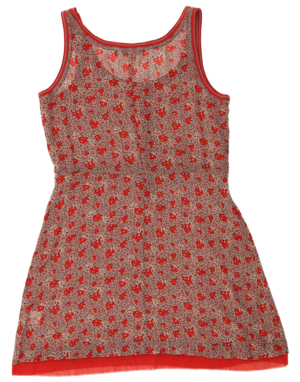 Sandwich Kvinder abstrakt mønster Ærmeløs A-line kjole EU 38 Medium Rød