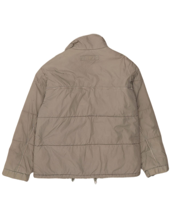 Tommy Hilfiger Herre Liner Polstret Jakke UK 40 Stor Grå Nylon