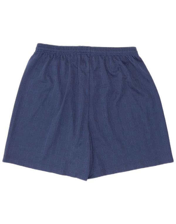 Umbro Womens Sports Shorts XL Navy Blue Geometric Sports