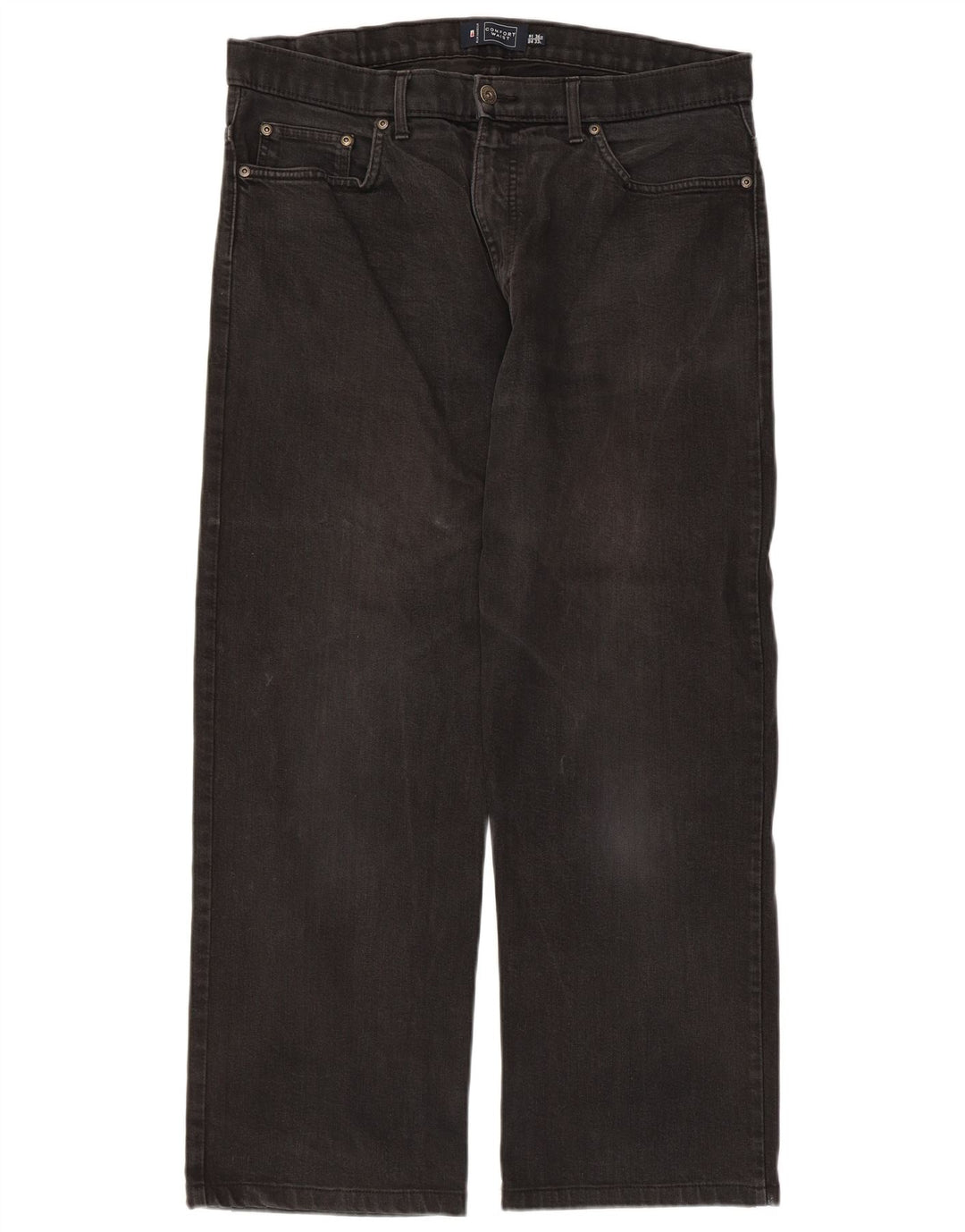 Marks & Spencer Straight Jeans til mænd W36 L27 sort bomuld