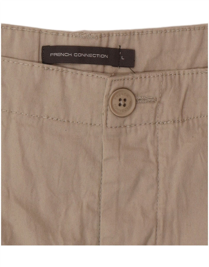 French Connection Herre Cargo Shorts Large W36 Beige Bomuld