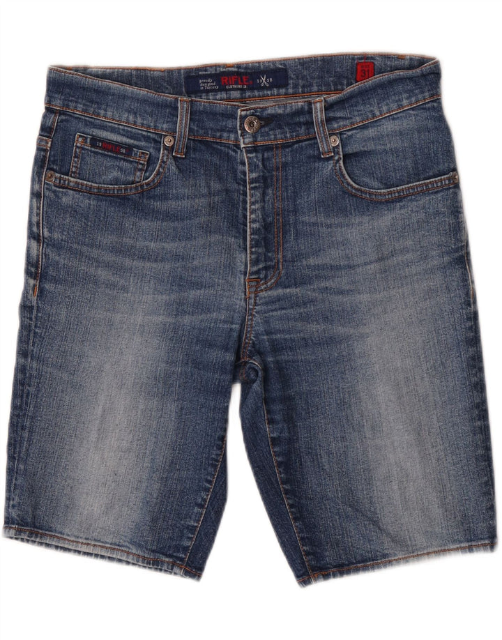 Rifle Herre Denim Shorts W31 Medium Blue