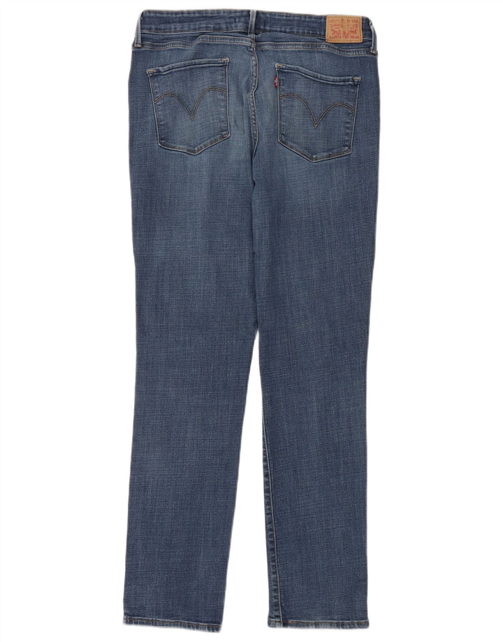 LEVI'S Dame Mid Rise Skinny Jeans US 16 2XL W33 L32 Blå Bomuld