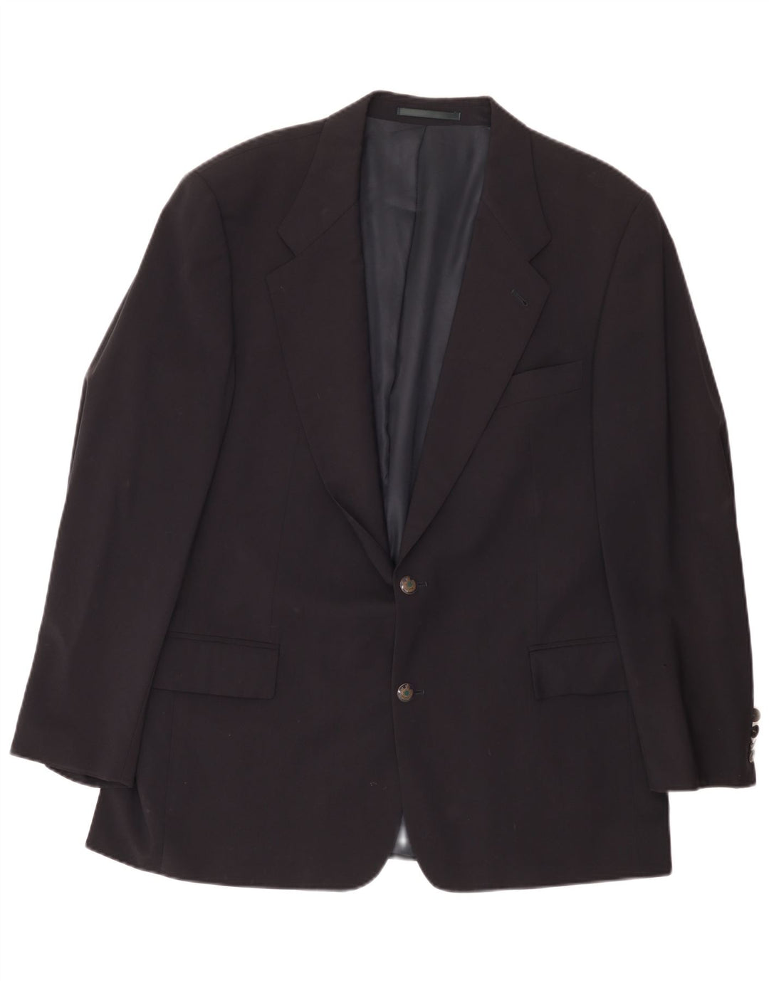 Hugo Boss Herre 2-knaps blazerjakke EU 54 2XL Sort Uld