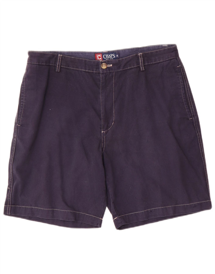 Chaps Herre Chino Shorts Large W34 Marineblå Bomuld