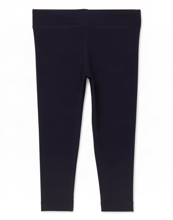 Marks & Spencer Womens Crop Leggings UK 20 2XL Navy Blue Viscose
