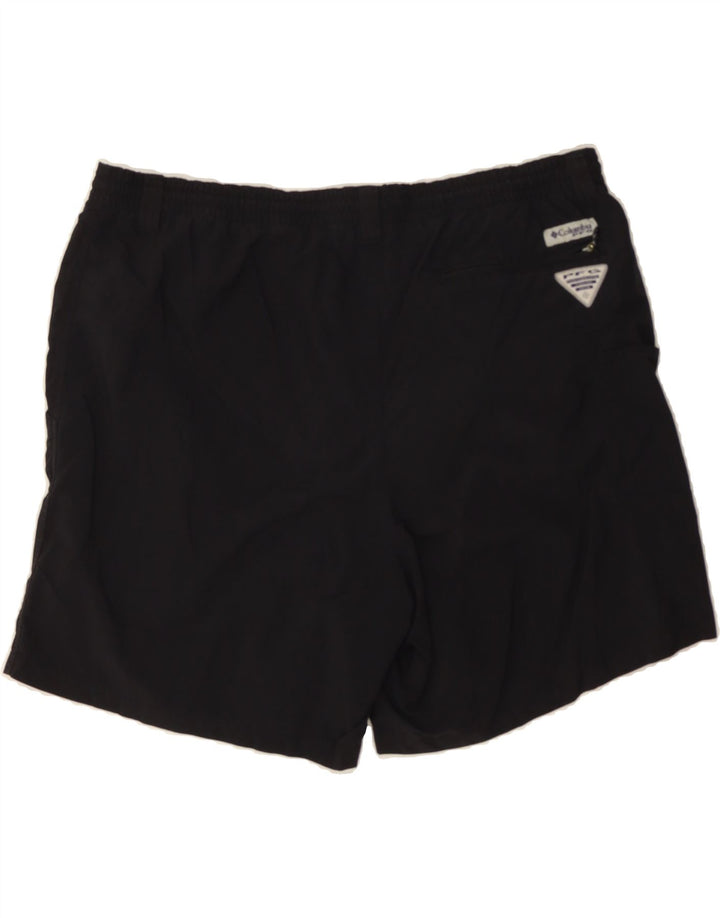COLUMBIA Mens Sport Shorts Medium  Black Nylon Vintage Columbia and Second-Hand Columbia from Messina Hembry 
