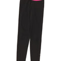 Nike Dame Dri Fit Leggings UK 8 Small Black Colourblock Polyester