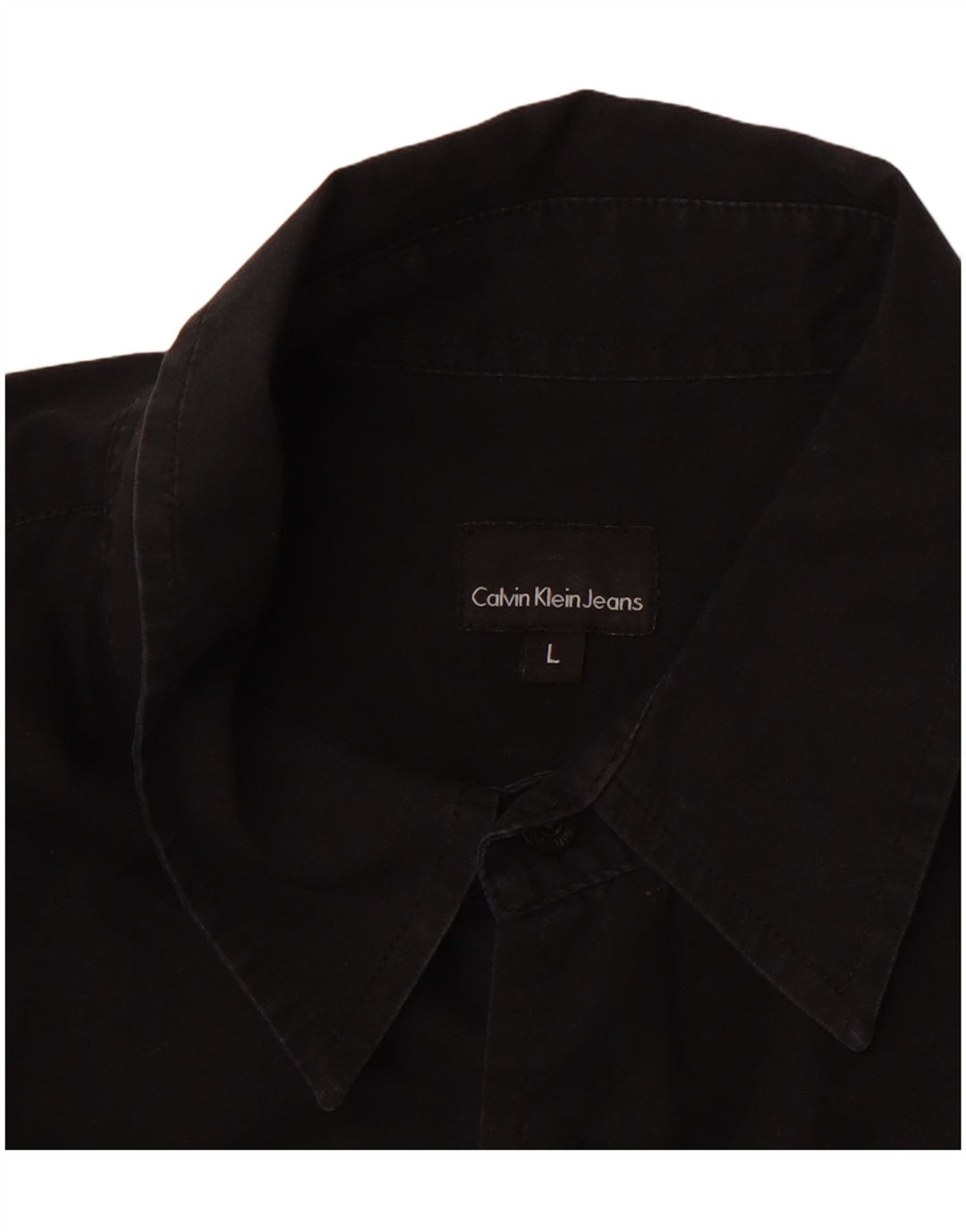 CALVIN KLEIN Herreskjorte Stor Sort